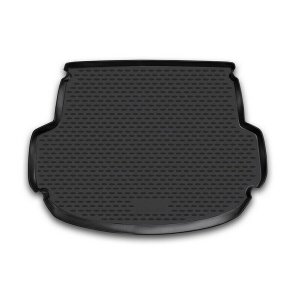 Hyundai Santa Fe Trunk Mat - Omac - TPE - Black - '13-'18 Hyundai Santa Fe Trunk Mat - Omac - TPE - Black - '13-'18